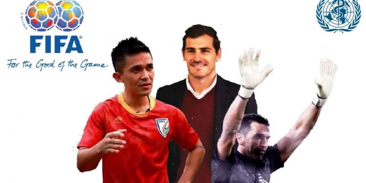 মানুষকে সচেতন করতে হাজির ক্যাসিয়াস থেকে সুনীল ছেত্রী, করোনাকে হারাতে হু’র পাশে ফিফাও