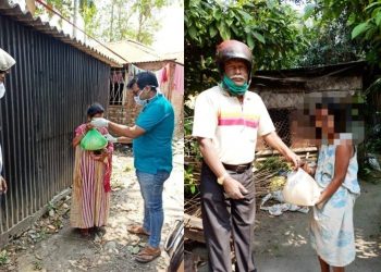 মনুষ্যত্বকে পুঁজি করে  জলপাইগুড়ির দুঃস্থ মানুষের পাশে এবার রাজ্য কো-অর্ডিনেশন কমিটিও