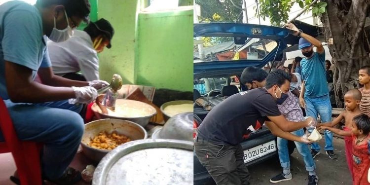 যৌথতায় বাঁচার অদ্ভুত স্বপ্ন, লকডাউনে অভুক্ত পেটের ভাত যোগাচ্ছে পড়ুয়াদের ‘পিপলস কিচেন’