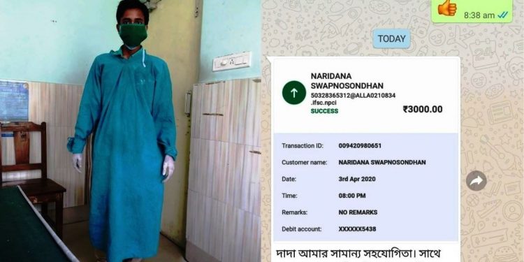 আকালেও স্বপ্ন খুঁজছেন বারুইপুরের চিকিৎসক, ভরসা যোগাচ্ছেন বেঁচে থাকার!