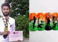 কৃত্রিম নখের ওপর ছবি এঁকেই তৈরি ইতিহাস! ইন্ডিয়া বুক অফ রেকর্ডসের ভাগীদার মন্তেশ্বরের ছাত্র