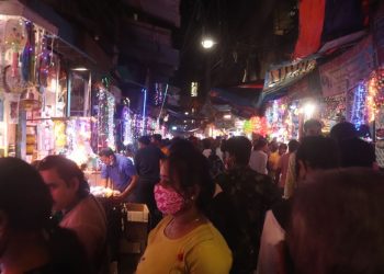 কিনতে গেলেই হাতে ছ্যাঁকা, তারপরেও ঘুরে দাঁড়ানোর চেষ্টা করছে দীপাবলির আলোর বাজার!