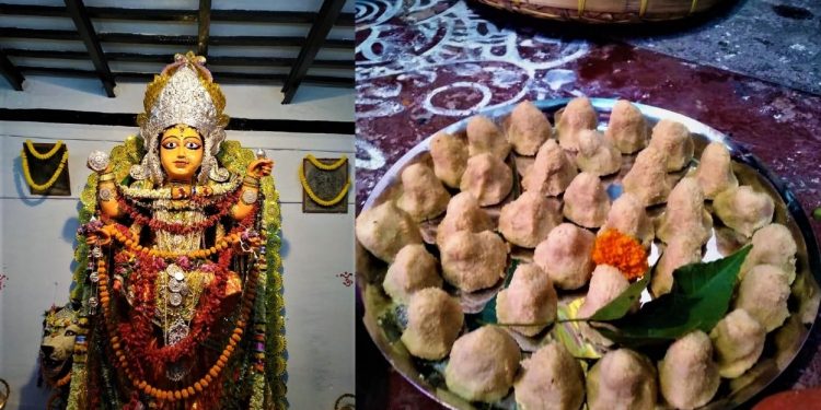 মেদিনীপুরে ঘোষবাড়ির ঐতিহ্যবাহী জগদ্ধাত্রী! পুজোর সময়ে আজও মায়ের আশীর্বাদী ফুল পড়ে মাটিতে