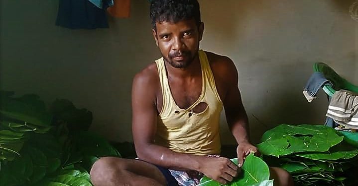 ভুখা পেটে শালপাতাই ভরসা! জীবন সংগ্রামের লড়াইতে ঝাড়গ্রামের পরিবার