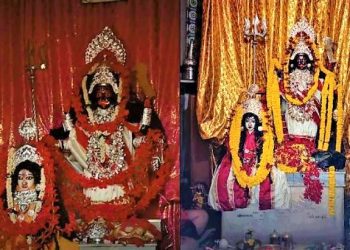 ছয় ইঞ্চির পুঁটে কালী পূজিতা হন খোদ তিলোত্তমার বুকেই!
