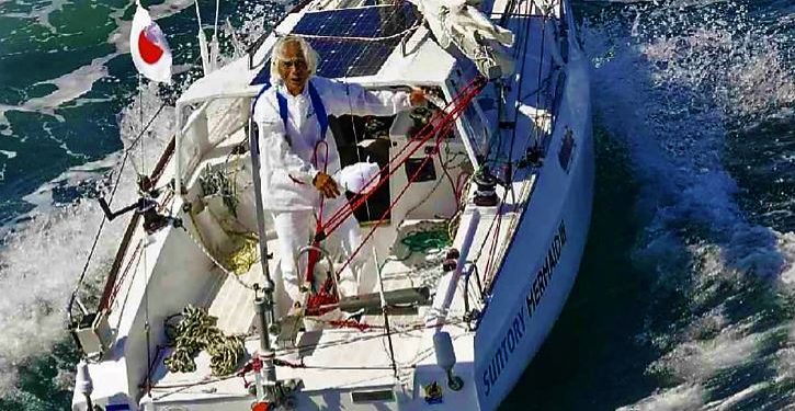 Daily News Reel - Japanese Oldman Crossed Pacific Alone