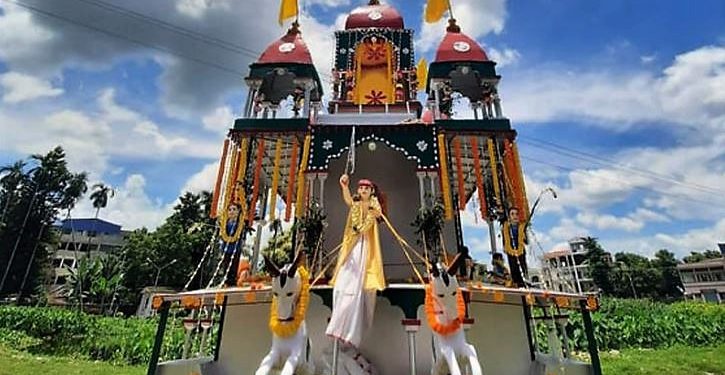 Daily News Reel - Rathyatra of Santipur Goswami Bari