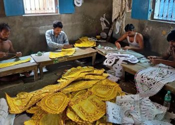 Daily News Reel - Idol of Durga Adorn by the Decor of Bankapasi