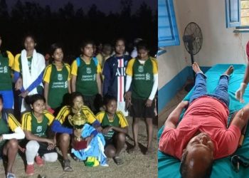 মায়ের বাৎসরিকের বদলে তিন কন্যার রক্তদান শিবির ও ফুটবল প্রতিযোগিতা বাঁকুড়ায়