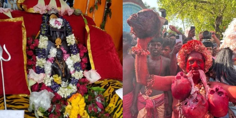 মড়ার খুলি নিয়ে নাচ! ৭০০ বছরের রীতি আজও অক্ষুণ্ণ রুদ্রদেব মন্দিরে