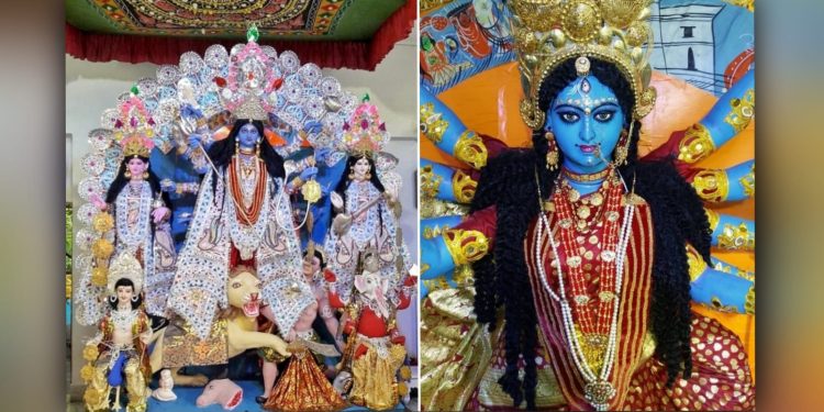Daily News Reel- Blue Durga Idol of Nadia