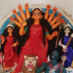 Daily News Reel - Ramakrishna Dev Painted Eyes of Durga Idol at Laha House