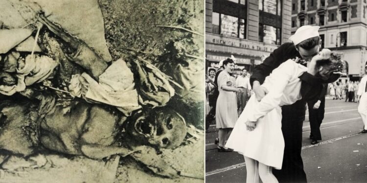 The Kiss at Newyork Times Square After World War 2