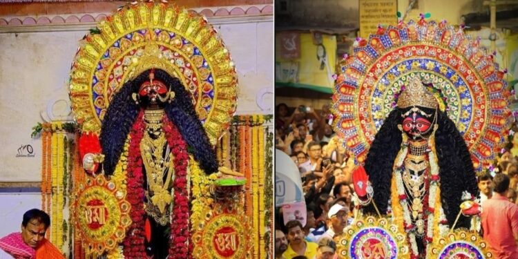 সূর্যের মুখ দেখেন না! ভক্তদের আকর্ষণের কেন্দ্রে কোন্নগরের শকুন্তলা কালী