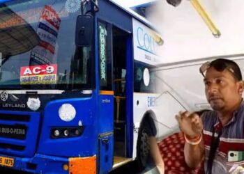 স্কুলফেরৎ বাচ্চাদের থেকে ভাড়া নেন না কলকাতার এই বাস কন্ডাক্টর