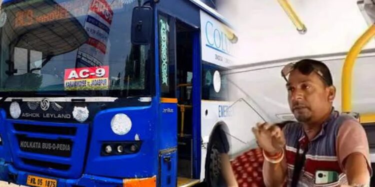 স্কুলফেরৎ বাচ্চাদের থেকে ভাড়া নেন না কলকাতার এই বাস কন্ডাক্টর