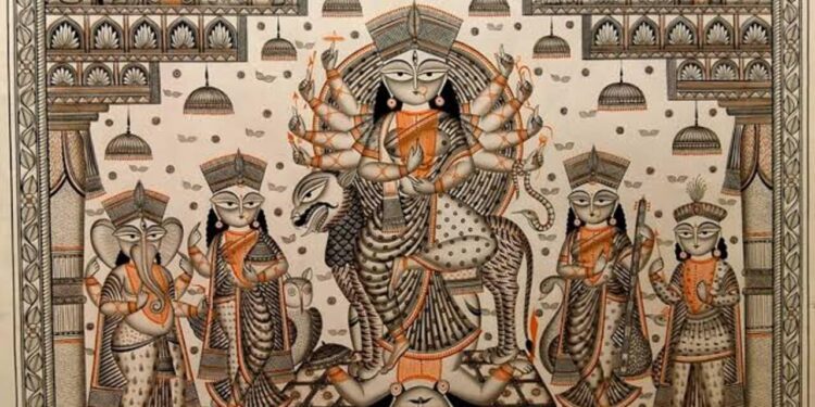 কনকাঞ্জলি থেকে পুজোর কাজ, পালবাড়ির দুর্গা পুজোতে সবই করেন পুরুষরা