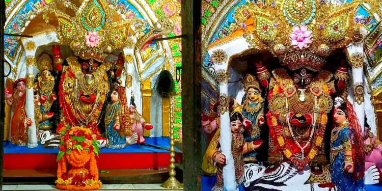 বঙ্কিমচন্দ্র ও নজরুলের স্মৃতি বিজড়িত লালগোলার শিকলে কালী মন্দির