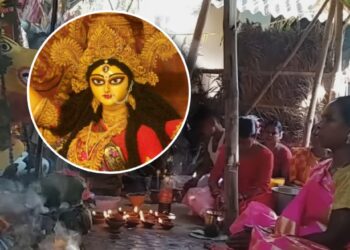 Daily News Reel - Durga Puja By Santali Lady