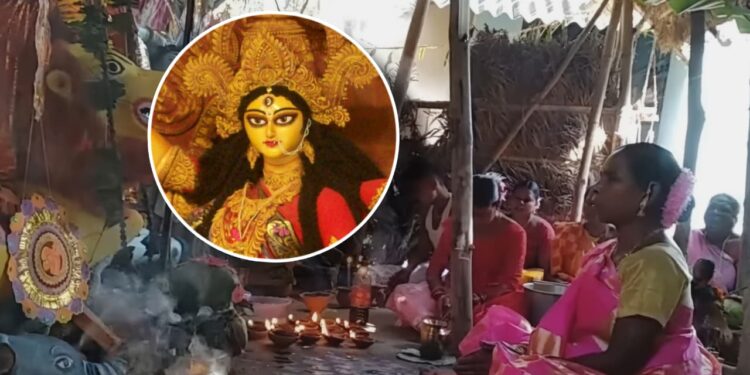 Daily News Reel - Durga Puja By Santali Lady