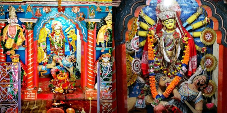 থিম পুজোর ভিড়ে আজও টিকে বিষ্ণুপুরের পটদুর্গার ঐতিহ্য!